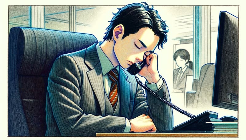 過度な電話対応の精神的ストレスから社員を守る方法