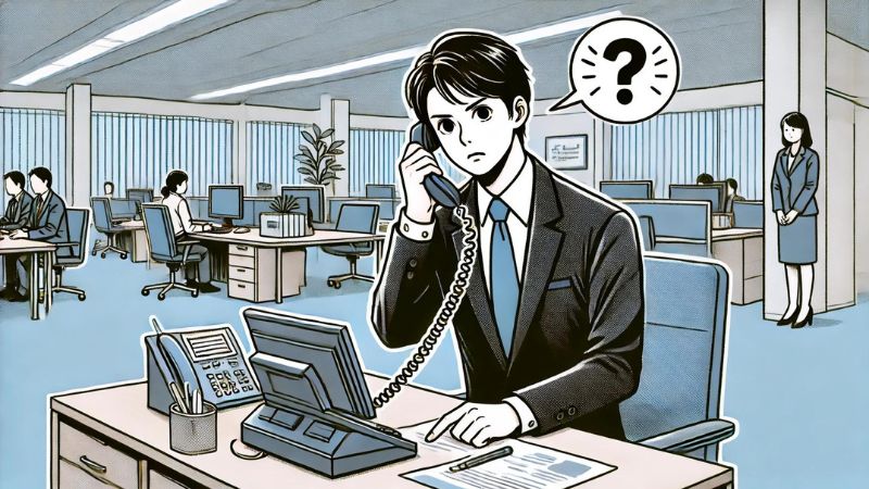 電話対応で、相手の重要な話を聞き逃してしまった際の定型分