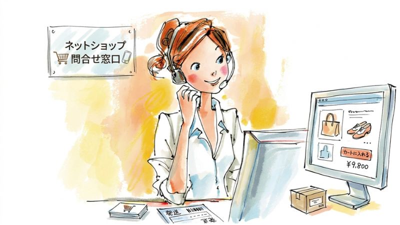 渋谷オフィスの電話代行機能「ネットショップ問合せ窓口」