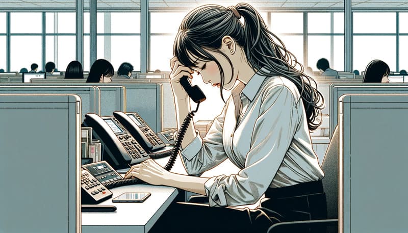 電話業務のストレス