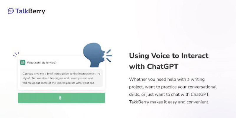 TalkBerry - Talk To ChatGPT (Chrome の拡張機能)