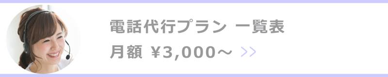 電話代行プラン 一覧表　月額3,000～