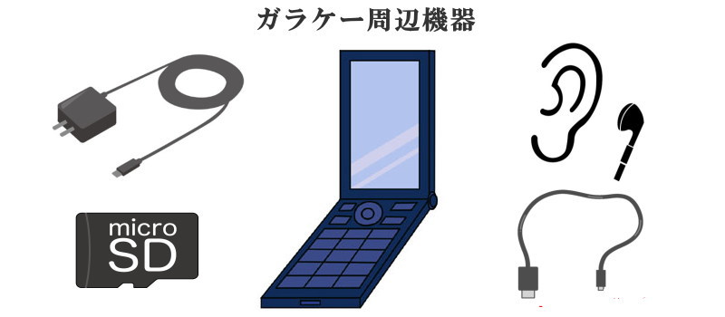 フィーチャーフォン(ガラケー)と周辺機器