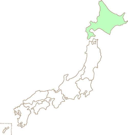 北海道の地図