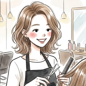 美容室のお客様アイコン