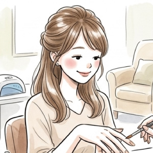 ネイルサロンのお客様アイコン