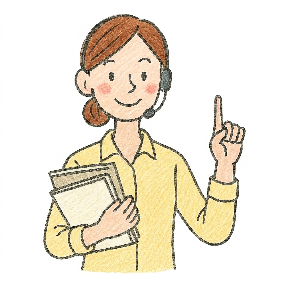 電話代行サービスの案内イラスト