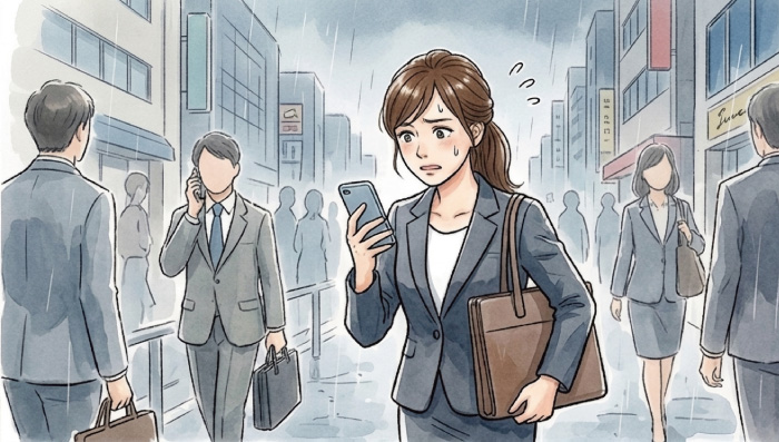 外出・接客中は電話に出られず機会損失が発生する