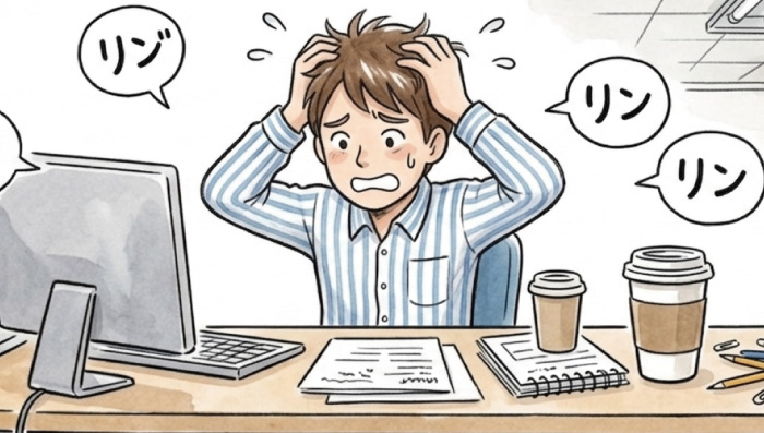 個人運営で電話対応まで手が回らない