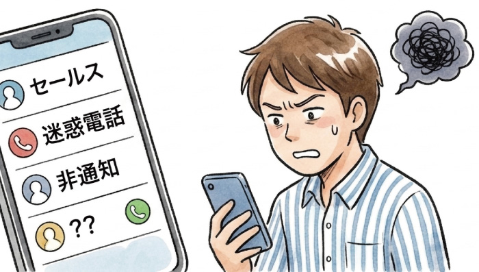 営業電話や迷惑電話が多過ぎる