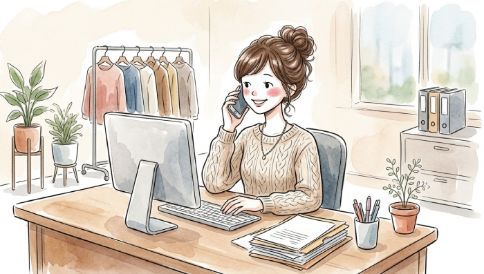 道案内や当日確認の電話が多い